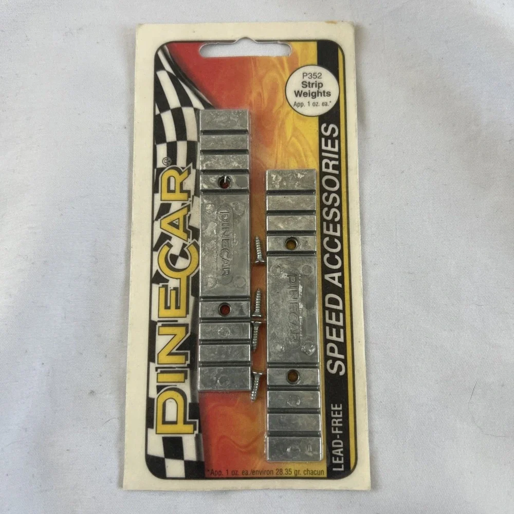 Pinewood Derby‎ Pinecar Speed Accessories P352 Approx 1 Oz Each Lead Free Vtg